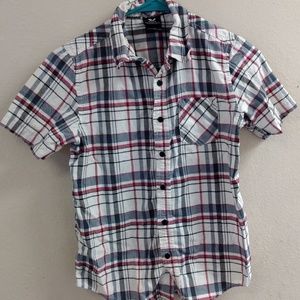 🍍Boys Shaun White Plaid Shirt Size Medium